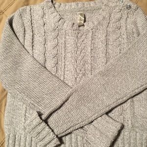 Girls crop sweater